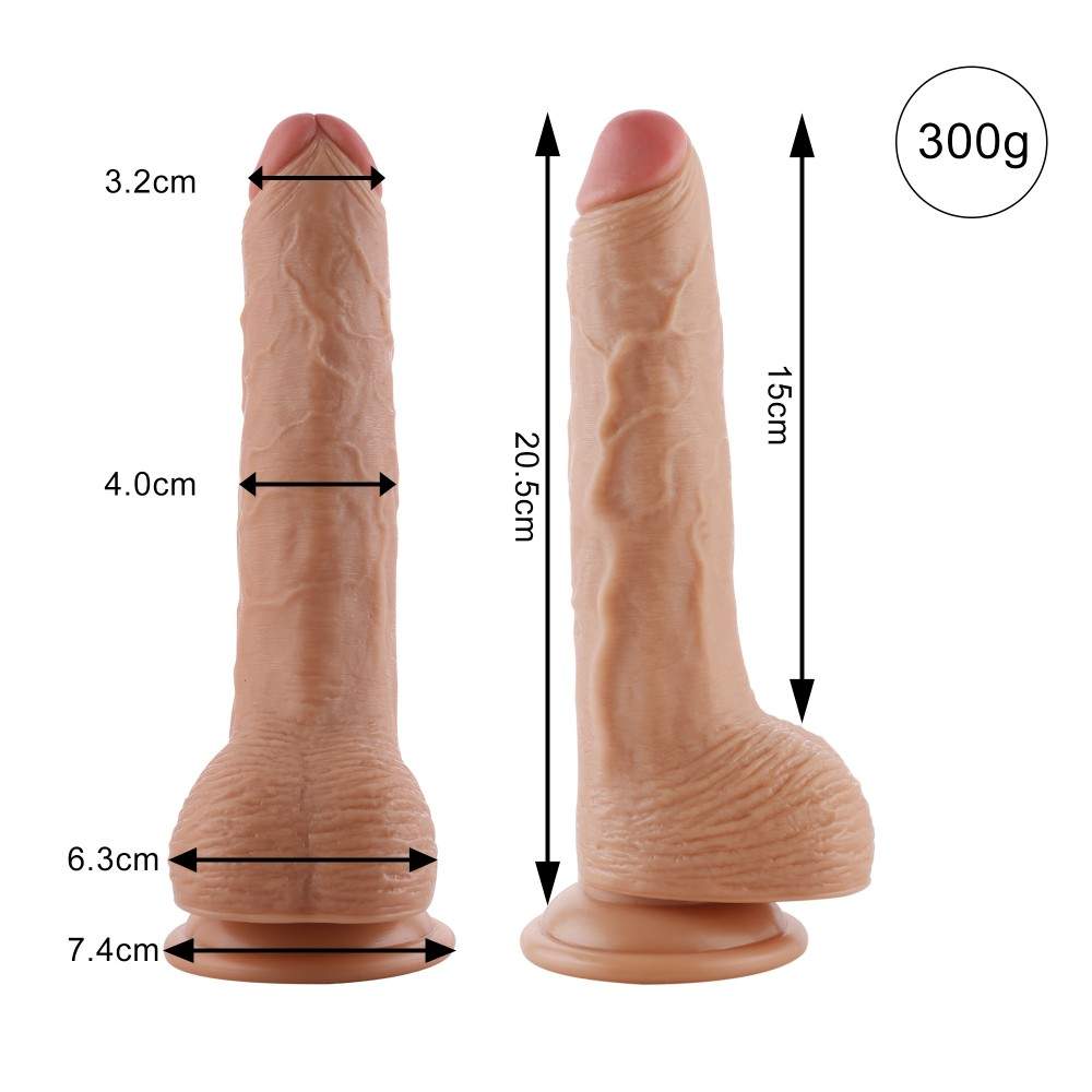 Sinloli Remote Controlled Vibrating Dildo,With Suction Cup