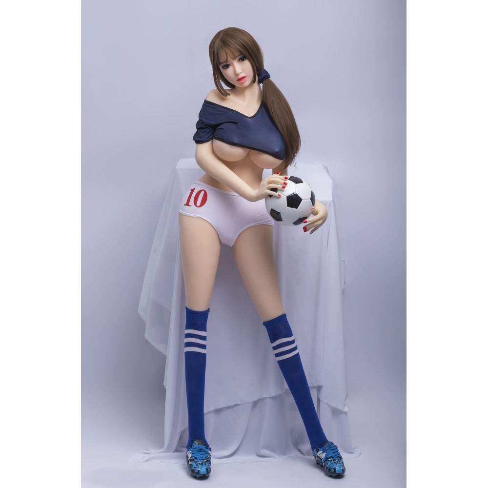 SINLOLI Bonnie Pure Long Legged Football Baby Sex Doll Ultra Realistic Silicone Doll - 165cm