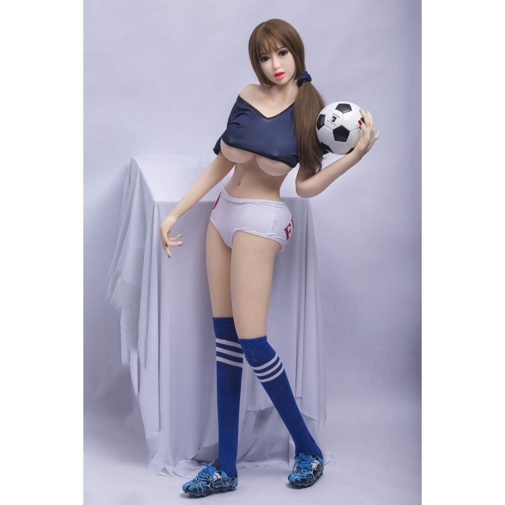 SINLOLI Bonnie Pure Long Legged Football Baby Sex Doll Ultra Realistic Silicone Doll - 165cm