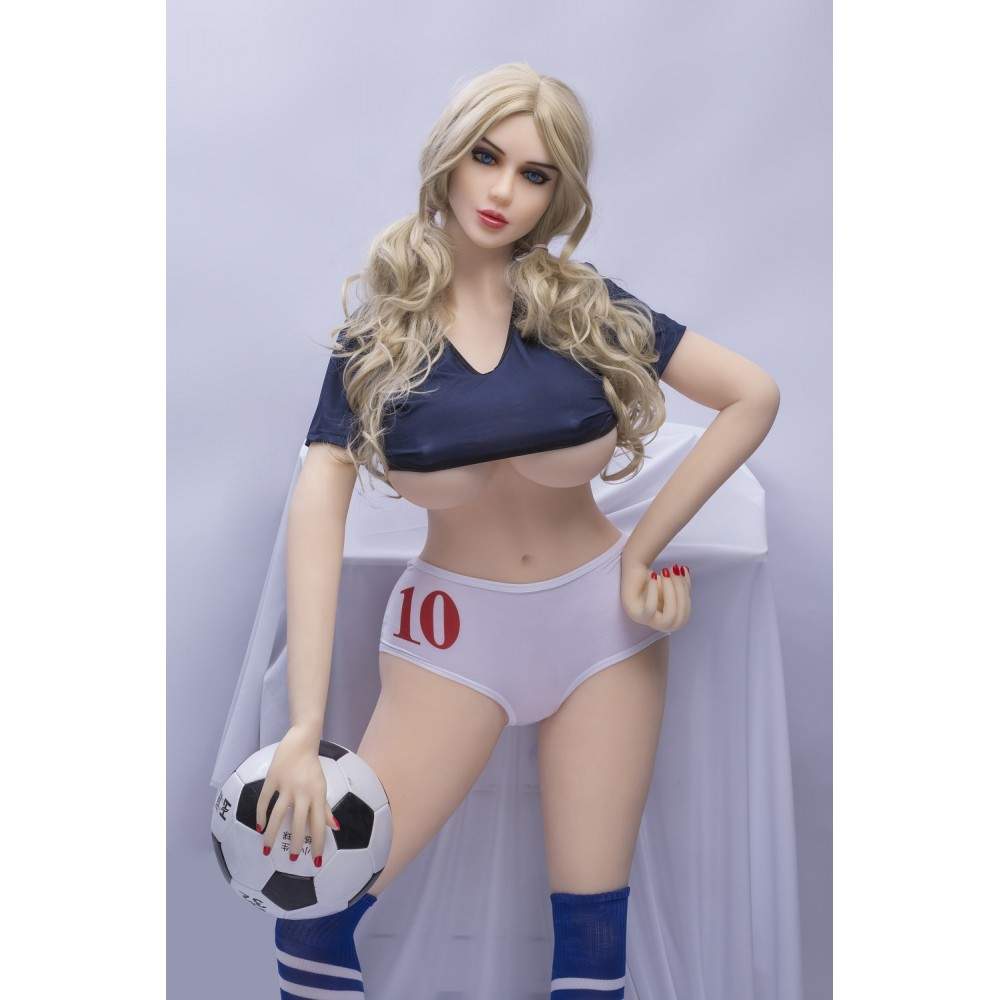 SINLOLI Celia Charming big breasted long-legged football baby doll ,Ultra Realistic Silicone Doll - 165cm