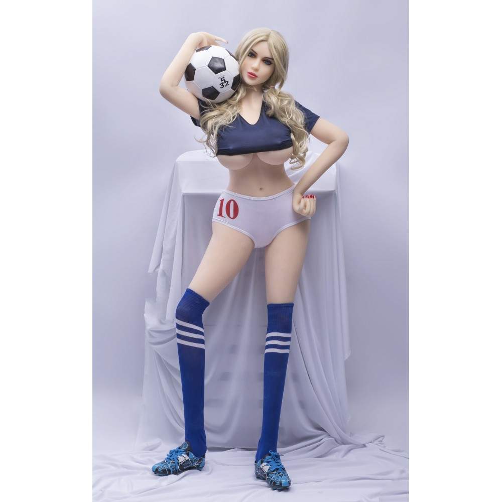 SINLOLI Celia Charming big breasted long-legged football baby doll ,Ultra Realistic Silicone Doll - 165cm