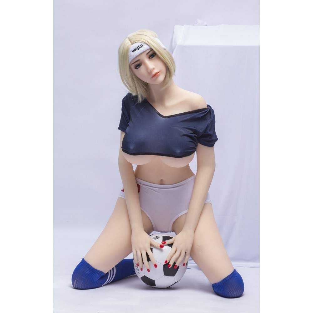 SINLOLI Celia Super sweet big breasts long legs football baby doll,Ultra Realistic Silicone Doll - 165cm