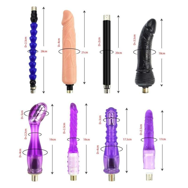 Hismith Upgrade Sex Machines Working with Jelly Realistic Dildo