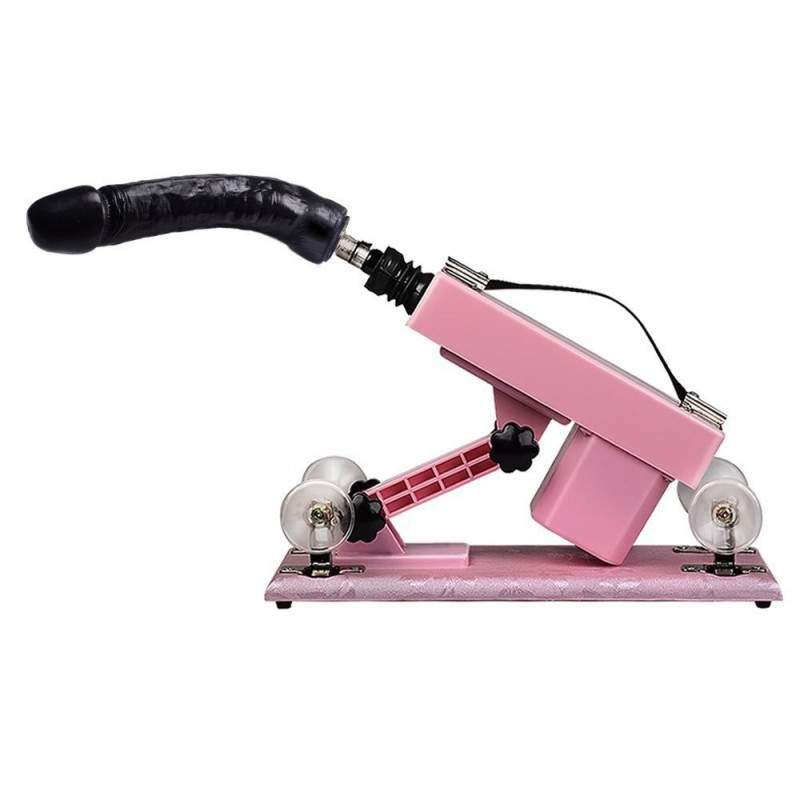 Hismith Adjustable Speed Automatic Sex Machine With Quality Dildo Accessories - Pink