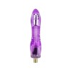 PVC Vibrating Dildo, Color: Purple