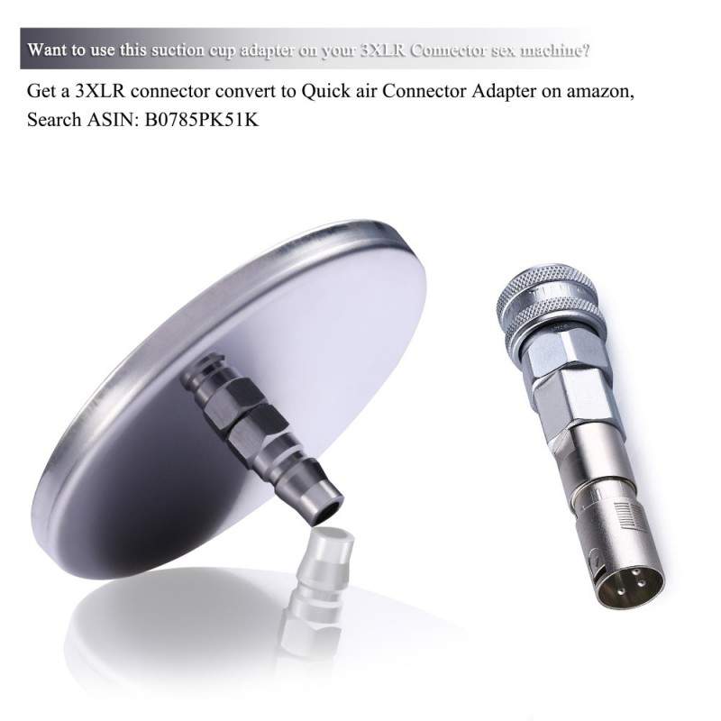 Hismith Suction Cup Adapter For Premium Sex Machine With Quick Air Connector