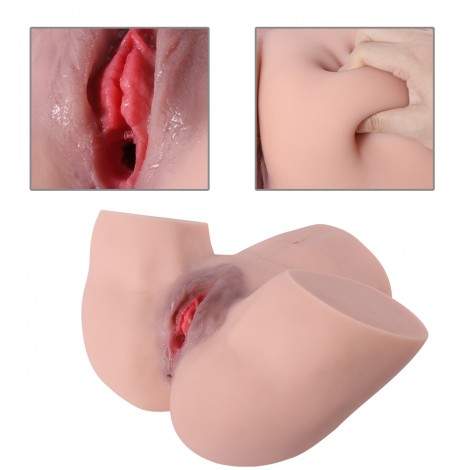 Sinloli New Dual-Channel Sex Doll,Realistic Vaginal, Male Masturbating,Silicone Sex Doll