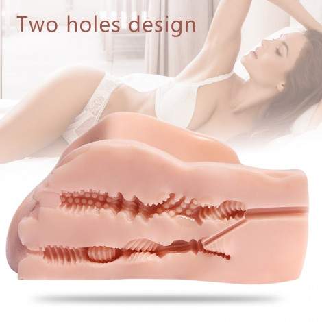 Life Size Virgin Pussy Ass Doll,SINLOLI 3D Realistic Male Masturbator Ass Vagina Anal Sex Toys for Male Masturbation(5.3 LB)