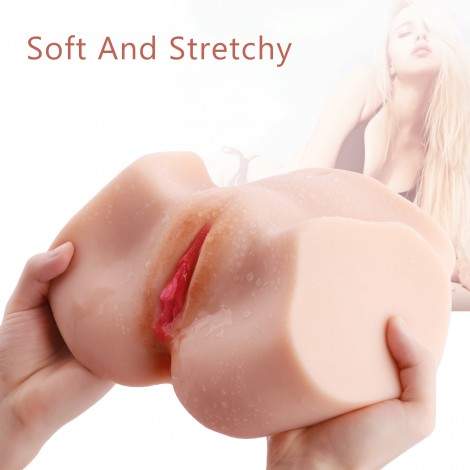 Life Size Virgin Pussy Ass Doll,SINLOLI 3D Realistic Male Masturbator Ass Vagina Anal Sex Toys for Male Masturbation(5.3 LB)