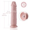 Hismith Slight Curved Silicone Dildo for Hismith Sex Machine with KlicLok System