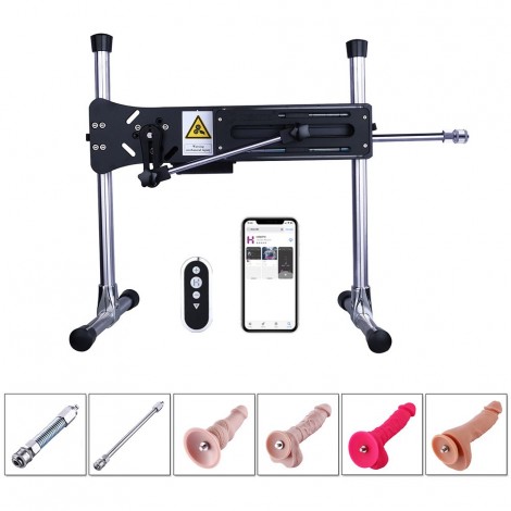 Hismith Premium Sex Machine, Remote & App Controlled Love Machine With Bundle Attachments