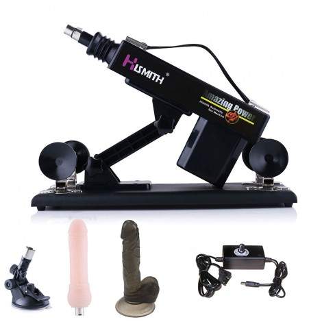 Hismith Upgrade Sex Machines Working with Jelly Realistic Dildo - For 3XLR Connector