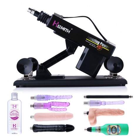 Hismith Supermatic Love Sex Machine With High Quality Dildo Accessories - W - For 3XLR Connector