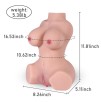 SINLOLI 2.4kg Lifelike Mini Sex Doll for Male Masturbator, Adult Toy Women Torso Sex Toy with Skeleton Pussy Ass TPE Doll SINLOLI 2.4kg Lifelike Mini Sex Doll for Male Masturbator, Adult Toy Women Torso Sex Toy with Skeleton Pussy Ass TPE Doll