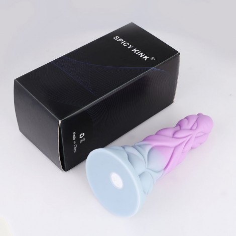 SPICY KINK Adult Massage Apparatus, Adult Sex Toy Dildo with Strong Suction Cup for Hands-Free, Vibromassage Devices