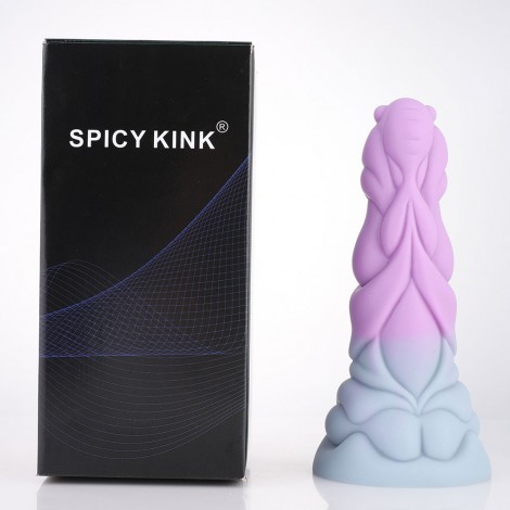 SPICY KINK Adult Massage Apparatus, Adult Sex Toy Dildo with Strong Suction Cup for Hands-Free, Vibromassage Devices
