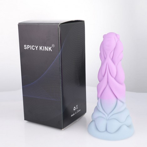 SPICY KINK Adult Massage Apparatus, Adult Sex Toy Dildo with Strong Suction Cup for Hands-Free, Vibromassage Devices