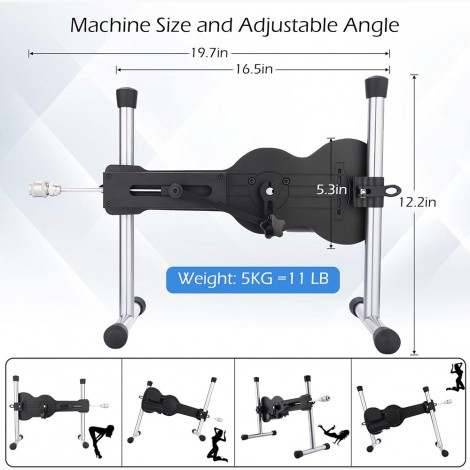 Sinloli Premium Sex Machine with EZfunLok Connector, Wireless Remote Control and Silicone Dildo Machine