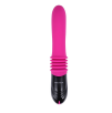 Fancyteck Telescopic Thrusting Vibrator - Rechargeable Silicone G-Spot Toy, Rose Red