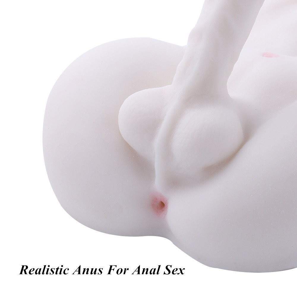  SINLOLI Love Doll Sex Doll Torso,Premium Sex Toys for Men Women and Couples (White)
